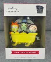 Hallmark 2022 Nightmare Before Christmas Lock, Shock, And Barrel Ornament - $8.91