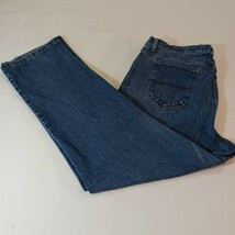 Riders Denim Straight Leg Jeans Womens 14M Blue High Rise Cotton Blend (... - $13.85