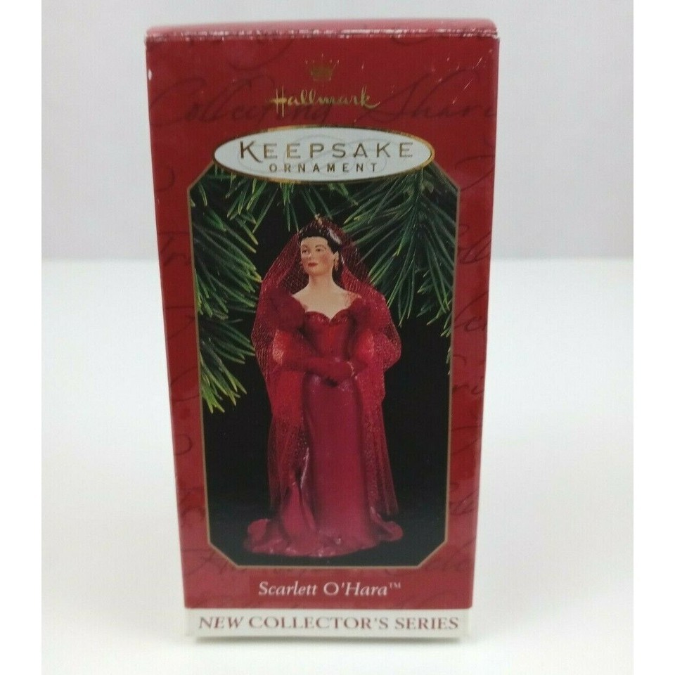 Vtg 1997 Hallmark Keepsake Oranament Collectors Series Scarlett O&#39;Hara O... - $19.75