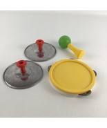 Vintage Fisher Price Marching Band Set Instruments Tambourine Cymbals 19... - $33.76 CAD