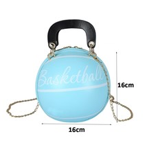 Vintage Women  Bag Women Football Basketball Printing PU  Ball Spherical Crossbo - £50.07 GBP