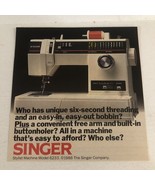 1986 Singer Sewing Machines Vintage Print Ad pa18 - $152.60 MXN