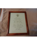 2005 George W Bush &amp; Richard Cheney Presidential Inaugural Invitation Fr... - $123.50