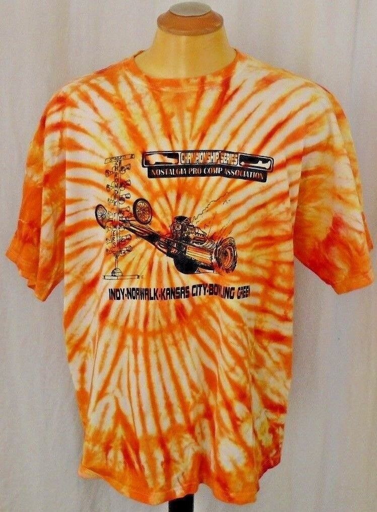 Indy-Norwalk-Kansas City-Bowling Green Pro Comp  2X Large Cotton Tie-dye T  - $7.92