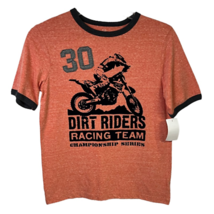 Oshkosh B&#39;gosh Boys Graphic T-shirt 12 Multicolor Dirt Riders Racing Team - £13.44 GBP