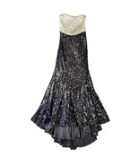 Tiffany Designs Women Dress Size 10 Black Maxi Formal Strapless Preppy S... - £20.55 GBP
