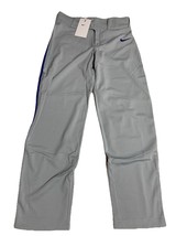 Nike Vapor Select Youth BQ6426-055 Full Length Piped Gray Baseball Pants... - $24.01