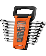 8-Piece Metric Ratcheting Wrench Set | 72-Tooth Chrome Vanadium | 8mm-17mm - €27,65 EUR