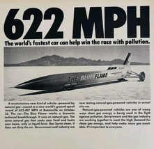 1970 Goodyear Blue Flame Fastest Car Advertisement Natural American Gas ... - $29.99