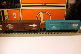LIONEL - 21756- 6464 OVERSTAMPED BOXCAR SET - CONRAIL/PC  - 0/027- NEW- B1 - $49.06