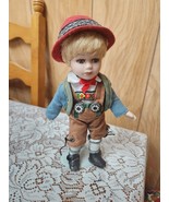 Vintage Porcelain German Traditional Dressed Boy Doll - $35.46 CAD