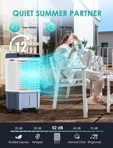 Air Choice 6 Ice Box & 5.3 Gal Tank 1800 CFM Evaporative Air Cooler (Open Box) Item image 3