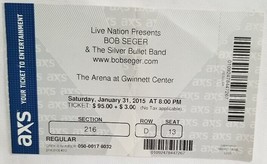 BOB SEGER / SILVER BULLET BAND - ORIGINAL 2015 UNUSED WHOLE FULL CONCERT... - $15.00