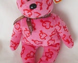 Ty Heartley Plush Beanie Baby Bear  - $12.95
