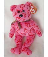 Ty Heartley Plush Beanie Baby Bear  - £10.16 GBP