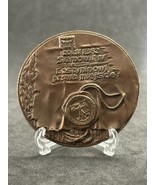 1982 Vintage Bronze Rare Poland Medal Gostynin City 680th Years Anniversary - €73,60 EUR