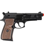 Gonher US army M9 style Police 8 shot diecast Cap Gun- Black - Made in S... - $42.09 CAD