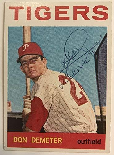 Don Demeter Signed Autographed 1964 Topps Baseball Card - Detroit Tigers - $15.00