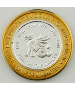 CALIFORNIA HOT, TEN DOLLAR GAMING TOKEN .999 FINE SILVER COIN - $76.79 CAD