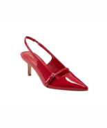 Marc Fisher Women&#39;s Alorie Slingback Pointy Toe Dress Pumps  Red Patent ... - €42,44 EUR