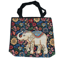Bag - Good Luck Elephant Tote- Size 17&quot; Wide by 16&quot; Tall,  3” Wide Base,... - $70.00