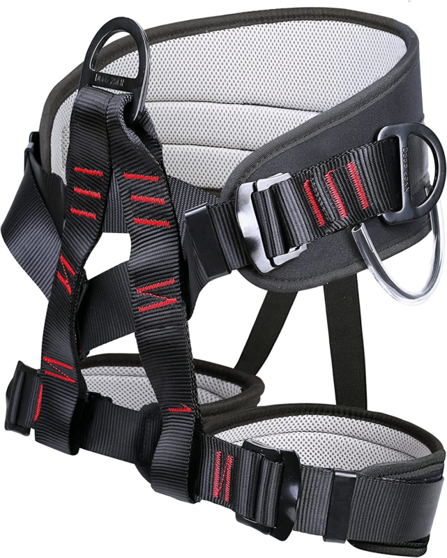Primary image for T Adjustable Thickness Climbing Harness Half Body Harnesses for Fire Rescuing Ca