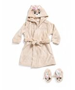 Rudolph Clarice Reindeer Toddler Girl&#39;s Christmas Plush Bathrobe and Sli... - $29.99