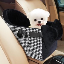 Pet Car Booster Seat for Small Dog or Cat Removable Washable Center Console Armr - £56.16 GBP