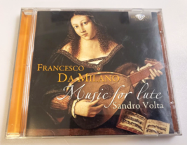 DA MILANO: Music For Lute [SANDRO VOLTA] (2014, Brilliant Classics EU Im... - £15.72 GBP