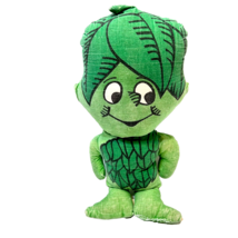 Vintage Jolly Green Giant Little Sprout Plush Stuffed Doll 11 inches - £8.67 GBP