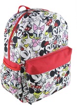 Minnie Mouse Daisy Duck 16 inch All Over Print Backpack With Laptop Compartment - £19.48 GBP