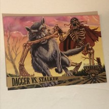 Skeleton Warriors Trading Card #79 Dagger Vs Stalker - £1.48 GBP