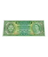 Billete De Un Dólar De 1969 De Honduras Británica En Condición Unc. Pick... - $8,197.58 MXN