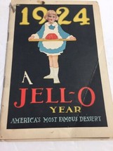 1924 &quot;A Jell-O Year&quot; w/ Lovely Colored Pictures of Each Month &amp; Recipes *   - £14.72 GBP