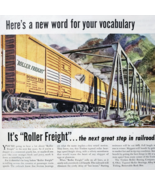 1947 Timken Roller Bearings Advertisement Freight Railroad Transportatio... - $29.99