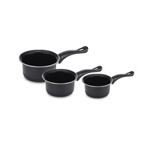 Brentwood 3 Piece Carbon Steel Sauce Pan Set - $74.49