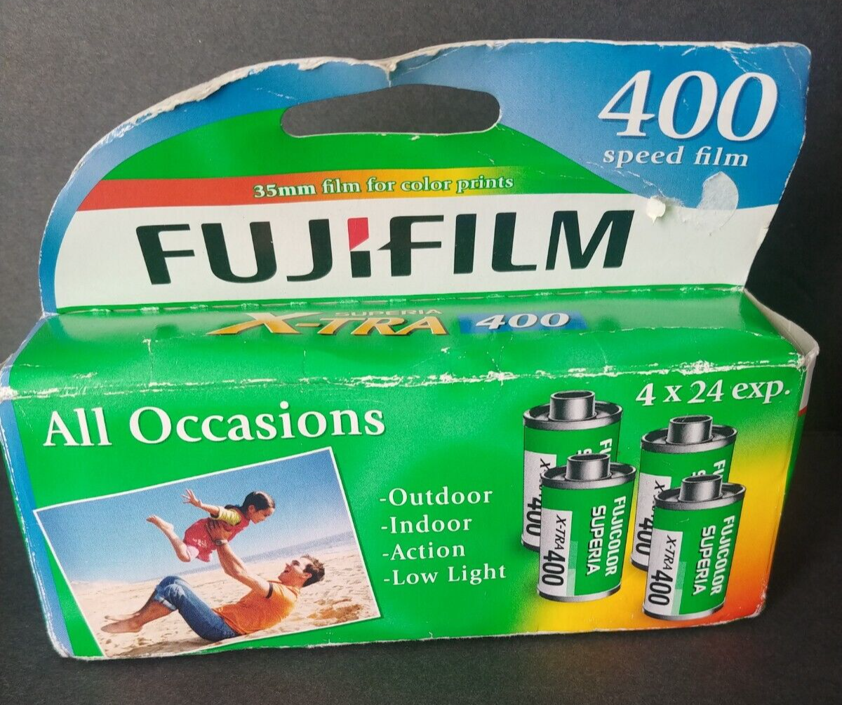 Fujifilm Superia X-Tra 400 35mm Color Film - 4 Rolls x 24 Exposure - Exp. 2013 - $30.84