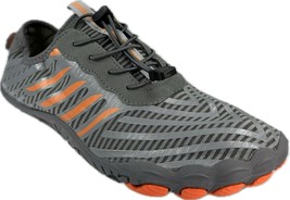 Men&#39;s Gray Quick-Drying Lightweight Non-Slip Water Shoes SZ9 - £31.44 GBP