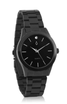 Men&#39;s Hudson Black Swarovski Watch  - £64.45 GBP