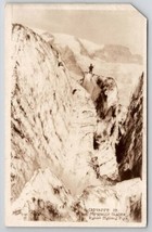 Mountain Climbers Crevasse In Nisqually Glacier Rainier Nat&#39;l Park Postcard V28 - £7.86 GBP