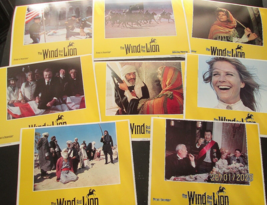 SEAN CONNERY: (THE WIND AND THE LION) ORIG.1973 MOVIE LOBBY CARD SET - $1,876.31 MXN