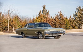 1968 Chevrolet Impala SS coupe tan | 24 x 36 INCH POSTER | sports car - £16.16 GBP