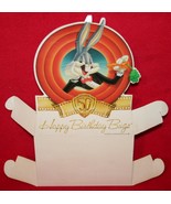 HAPPY BIRTHDAY BUGS BUNNY 1990 Die Cut Pop Up  Advertising Display LOONE... - $922.45 MXN