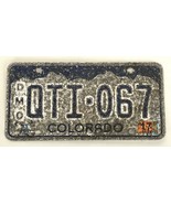 Colorado DMO License Plate-Blue White - QTI-067 - Stickers - $14.01