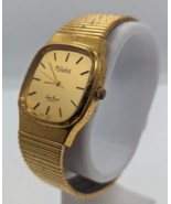 Lucien Piccard Dufonte Men&#39;s Dress Watch Quartz Gold Tone AS IS - £130.67 GBP