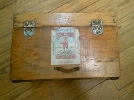 Antique Detroit Bottling Works Hinged Wooden Crate with Scotten Dillon L... - $79.19