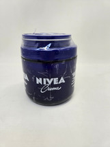 NIVEA Creme Moisturizing Cream 400 ml Glass Jar PLUS 50 ml Travel Size Tin NEW! - $24.24