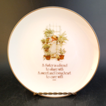 &quot;Sister Is A Friend&quot; Lasting Memories Plate 6.5” American Greetings 1975 - £7.77 GBP