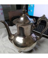 Poole Old English 5000  Silver Plated Tea/Coffee Pot 9&quot; Capacity:46 OZs ... - $51.95 CAD