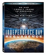 Independence Day Resurgence on Blu-Ray + DVD + Digital HD - £19.98 GBP